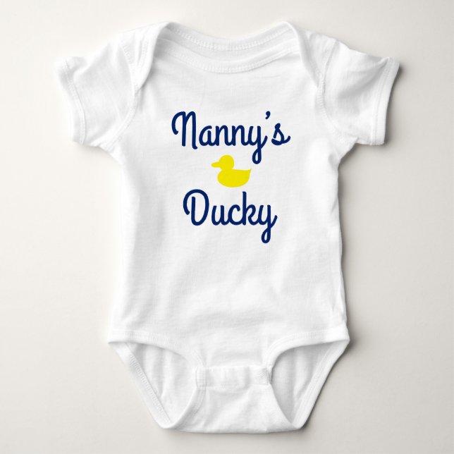 Body Para Bebê Baby-sitter Ducky (Frente)