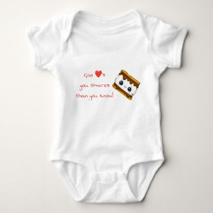 Body Para Bebê Baby S'mores Shirt