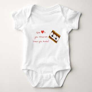 Body Para Bebê Baby S'mores Shirt