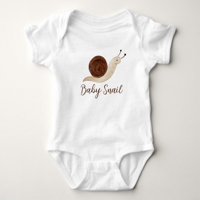 Body Para Bebê Baby Snail (Frente)