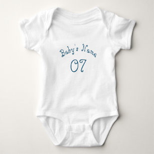 Body Para Bebê Baby Sports Personalizado Jersey Com Número De Nom