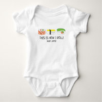 Baby Sushi Roll É assim que eu rolo PERSONALIZADO