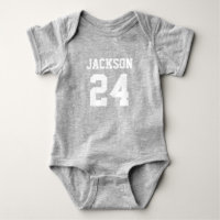 Baby Team Jersey Number e Monograma