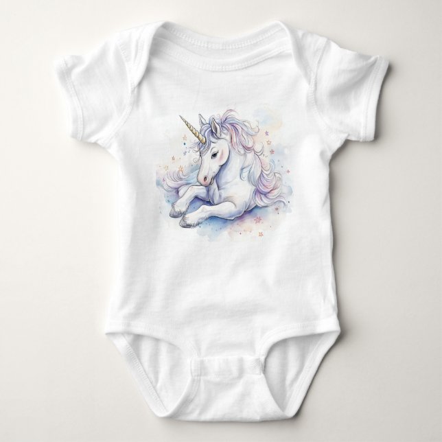 Body Para Bebê Baby Unicorn (Frente)
