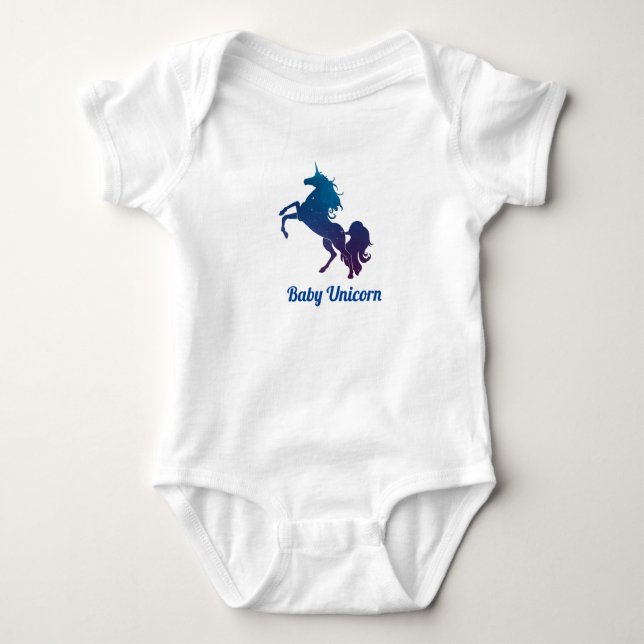 Body Para Bebê Baby Unicorn (Frente)