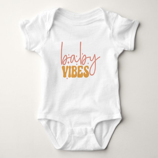 Body Para Bebê Baby Vibes (Frente)
