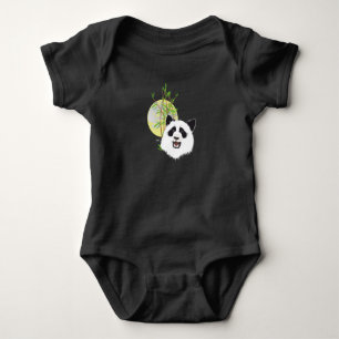 Body Para Bebê Babybody mit grossem Panda Baby Strampler