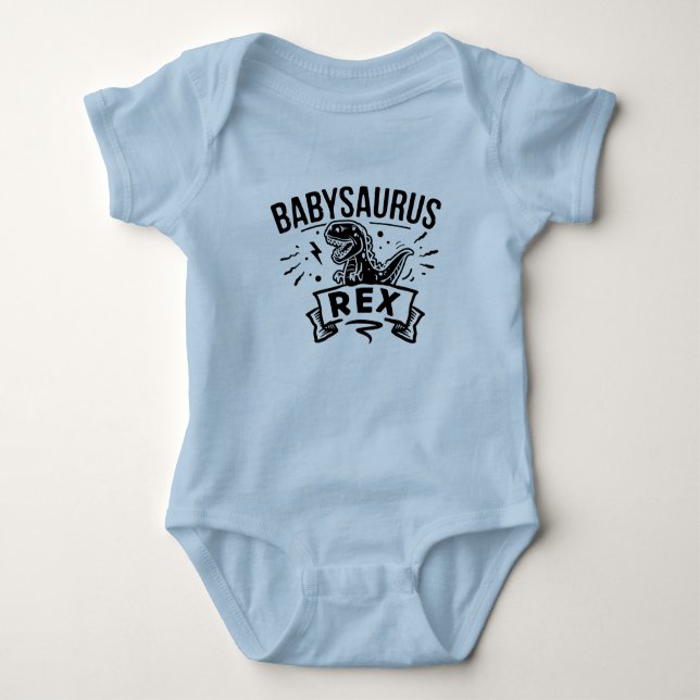 Body Para Bebê Babysaurus Rex (Frente)
