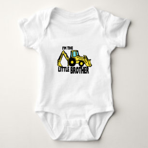 Body Para Bebê Backhoe do irmão mais novo