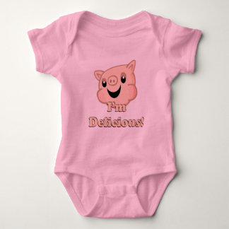 Body Para Bebê Bacon saboroso