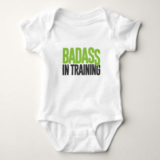 Body Para Bebê Badass no treinamento