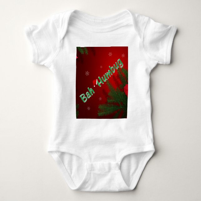 Body Para Bebê Bah Humbug (Frente)