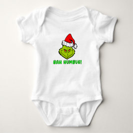 Body Para Bebê Bah Humbug Scrooge Desenho Animado de Natal Essenc
