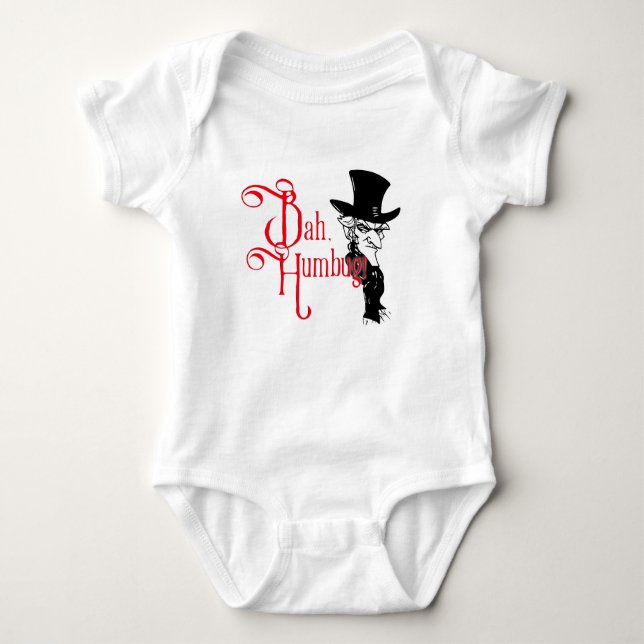 Body Para Bebê Bah Humbug Scrooge Essential T-Shirt (Frente)