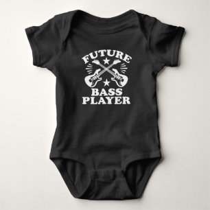 Body Para Bebê Baixista futuro