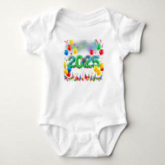Body Para Bebê "Balão 2025" Toddler T-Shirt