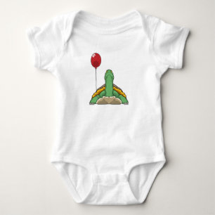 Body Para Bebê Balão de Tartaruga