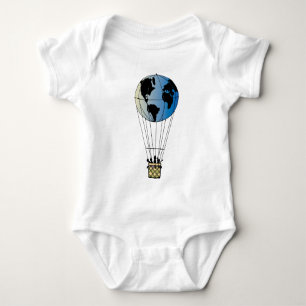Body Para Bebê Balão do mundo