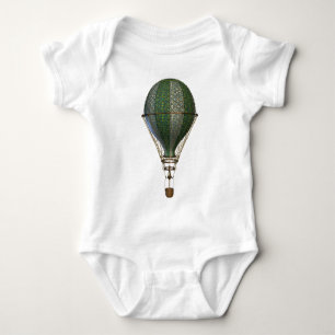 Body Para Bebê Balão Steampunk Vitoriano