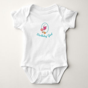 Body Para Bebê Balé Aniversário de Ballerina