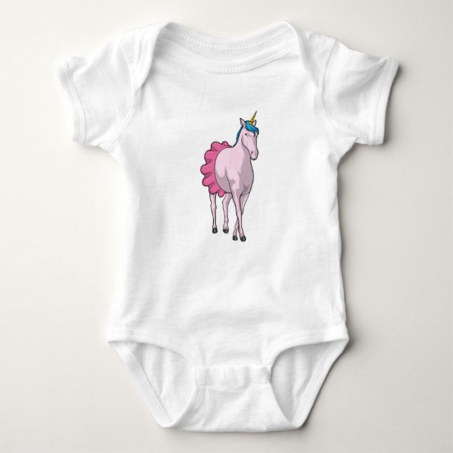 Body Para Bebê Balé Unicorn Ballerina (Frente)