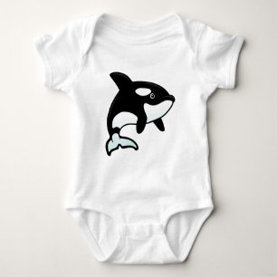 Body Para Bebê Baleia bonito da orca/assassino