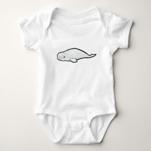 Body Para Bebê Baleia da beluga