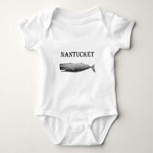 Body Para Bebê Baleia de esperma de Nantucket