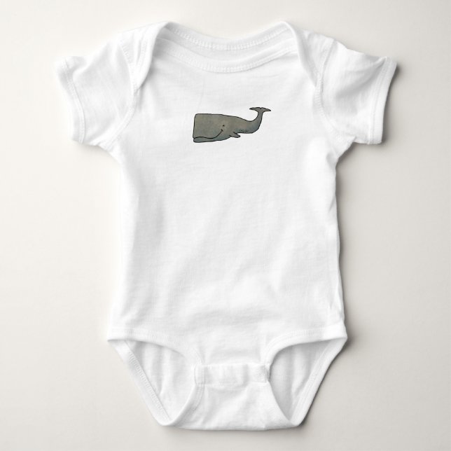 Body Para Bebê Baleia de KiniArt (Frente)