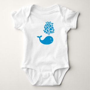 Body Para Bebê Baleia engraçada