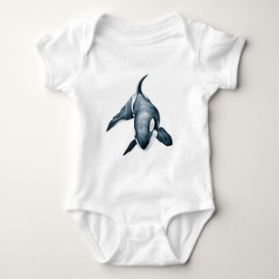 Body Para Bebê Baleia Orca Solitária