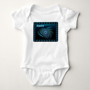 Body Para Bebê Baleias de Gelo
