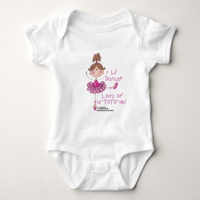 Body Para Bebê Ballerina com ATUTUde (Frente)