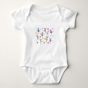 Body Para Bebê Ballerina Dance T-Shirt