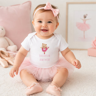 Body Para Bebê Ballerina Jesus Me Ama Muito Christian