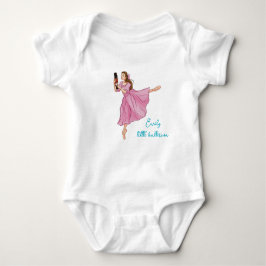 Body Para Bebê Ballerina - Nome Personalizado