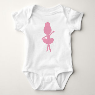 Body Para Bebê Ballerina Silhouette, Dançadora de Balés, Balé