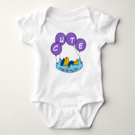 Body Para Bebê Balões de Travesseiro de Ferald