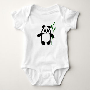 Body Para Bebê Bambu o Romper do Creeper do bebê da panda