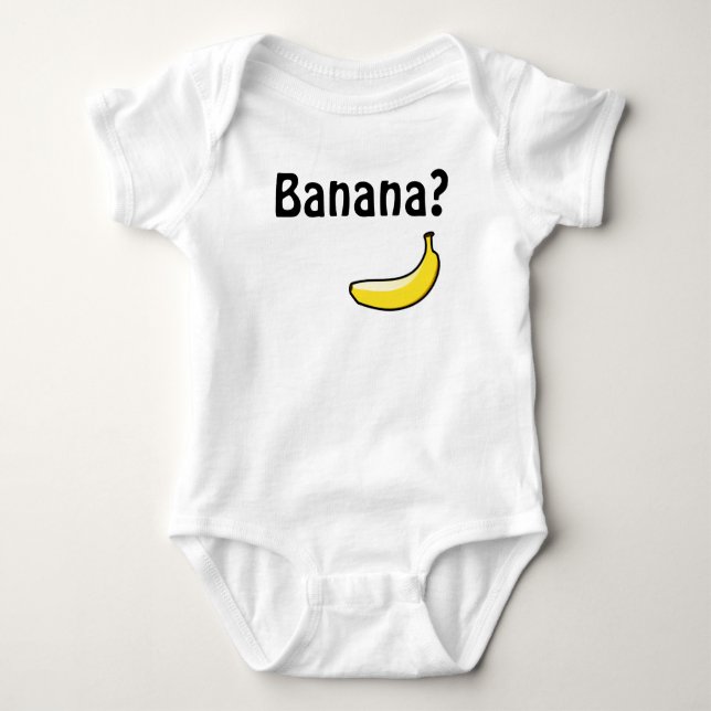Body Para Bebê Banana? (Frente)