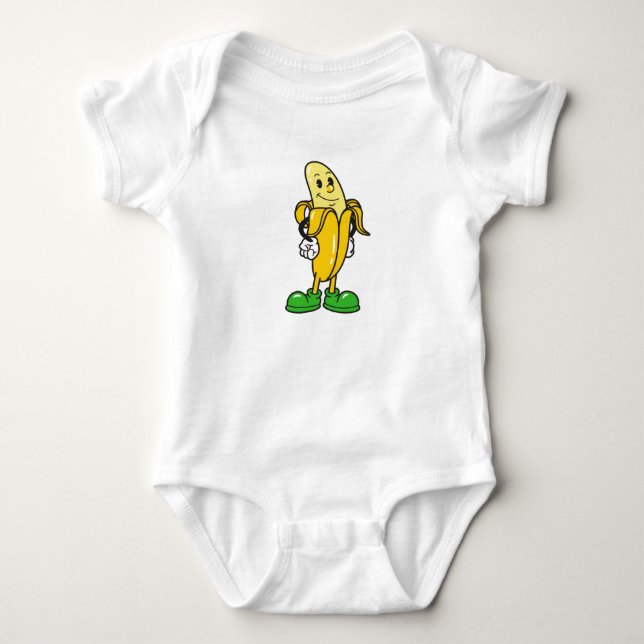 Body Para Bebê Banana em pé (Frente)