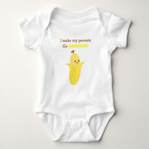 Body Para Bebê Banana Fofa e Divertida, Para Bebês