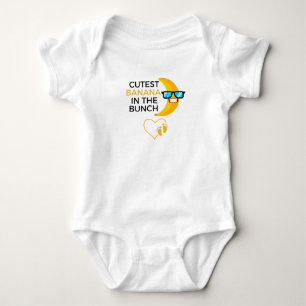 Body Para Bebê Banana mais fechada no Bunch