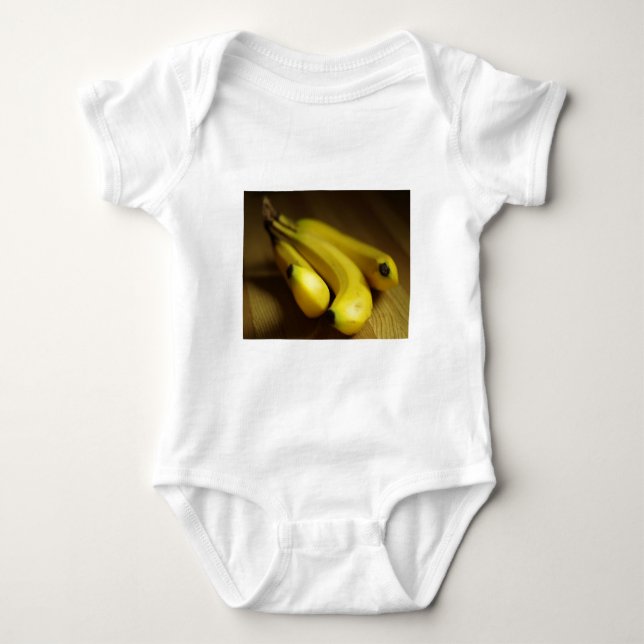 BODY PARA BEBÊ BANANAS AMARELAS SAUDÁVEIS (Frente)