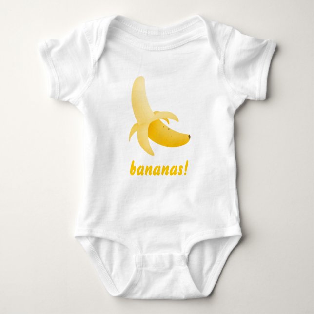Body Para Bebê Bananas - t-shirt do bebê da esteira rolante (Frente)