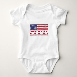 Body Para Bebê Bandeira Americana