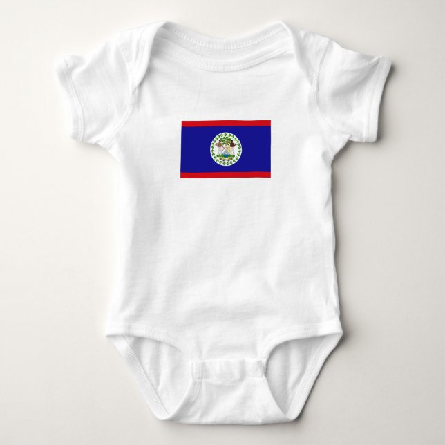 Body Para Bebê Bandeira Belizenha (Frente)