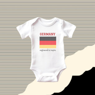 Body Para Bebê Bandeira da Alemanha