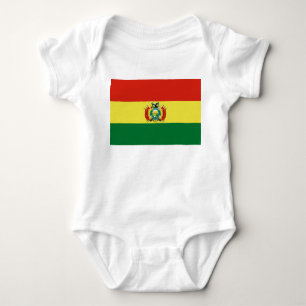 Body Para Bebê Bandeira da Bolívia