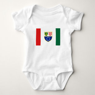 Body Para Bebê Bandeira da Bósnia-Herzegovina